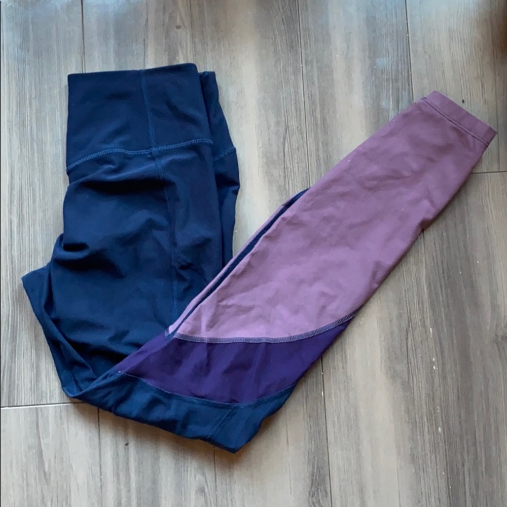 Small Blue and Purple Nike Leggings